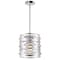 Cwi Lighting Petia 1 Light Drum Shade Mini Chandelier With Chrome Finish 9975P10-1-601 - alternate 1